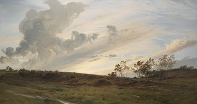 A Wild Evening After Rain, Yorkshire by Henry Moore