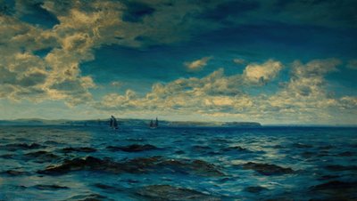 Summer Time Off Cornwall by Henry Moore