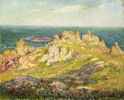 Rocks by the Sea by Henry Moret