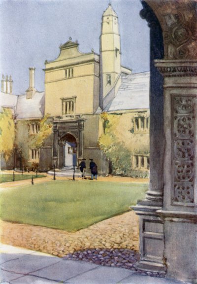 The Gate of Virtue, Gonville and Caius College by Henry Morley