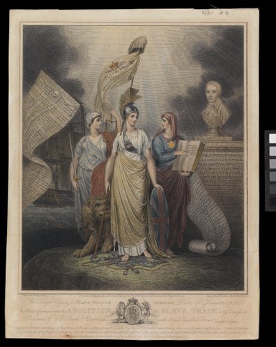 Plate to Commemorate the Abolition of the Slave Trade, 4 June 1808 by Henry Moses