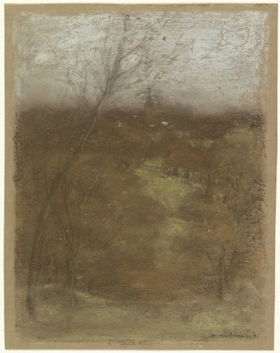 View of a Valley with a Stream by Henry Muhrmann
