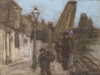 House on a Bank of the Thames by Henry Muhrmann