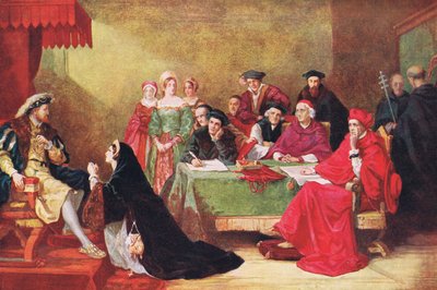 The Trial of Queen Catherine, illustration from 