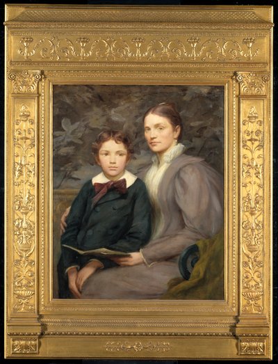 Mrs. William T. Evans and Her Son, 1895 by Henry Oliver Walker