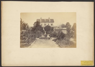 Mansion of John E. Seabrook, from the Garden, Edisto Island, South Carolina by Henry P. Moore
