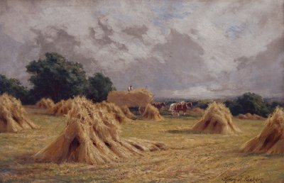 A Cornfield at Harlow, Essex by Henry Parker