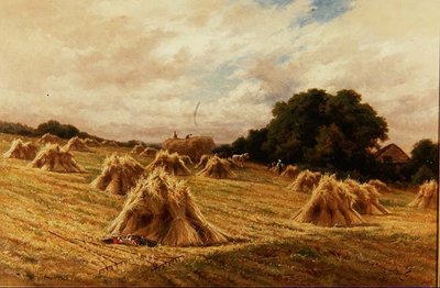 A Surrey Cornfield, near Reigate by Henry Parker