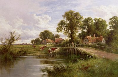 On the Thames near Marlow by Henry Parker