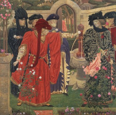 Choosing The Red and White Roses in the Temple Garden by Henry Payne