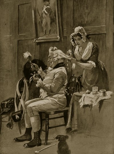 Preparing for Parade, 1799, Illustration from 