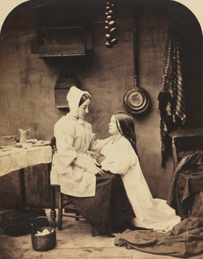 She Runs Home and Tells Her Mother All about It by Henry Peach Robinson