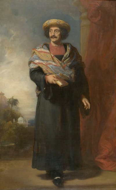 Portrait of Rammohun Roy by Henry Perronet Briggs