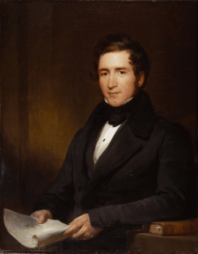 Portrait of Sir Joseph Paxton, May 1836 by Henry Perronet Briggs