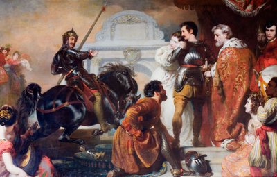The Challenge of Rodomont to Rogero by Henry Perronet Briggs