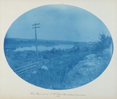 From Wagon Road at S. St. Paul, Minn. Looking Downstream by Henry Peter Bosse