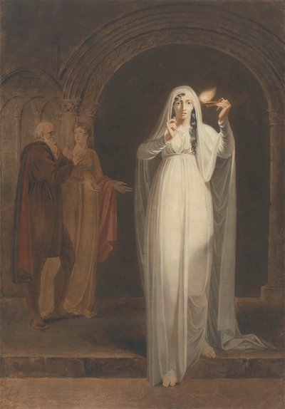 The Sleepwalking Scene in Macbeth by Henry Pierce Bone