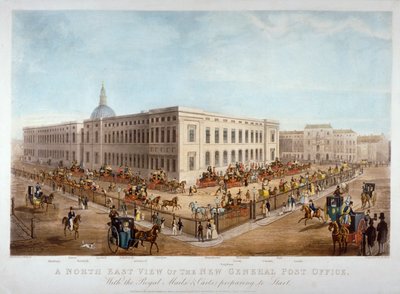 The New General Post Office, City of London by Henry Pyall