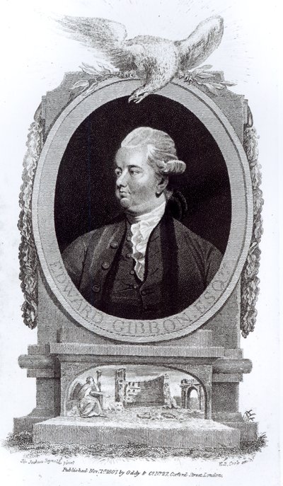 Portrait of Edward Gibbon, from 