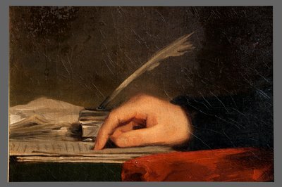 Detail of Portrait of Alexander Hamilton by Henry Raeburn