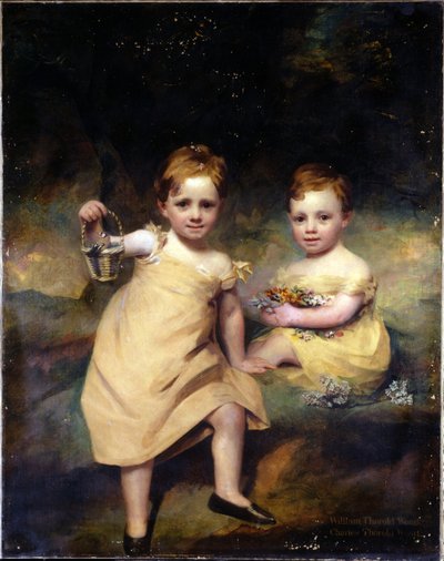 Double portrait of William Thorold Wood and Charles Thorold Wood by Henry Raeburn