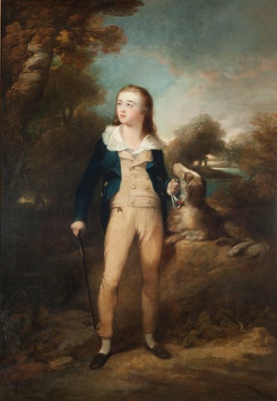 Master Cathcart and dog, c.1810 by Henry Raeburn