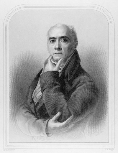 Portrait of Sir Henry Raeburn, Engraved by T.W. Knight by Henry Raeburn