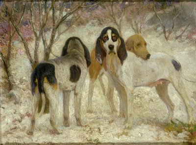 Vrelay-Old English Stag Hounds by Henry Rankin Poore