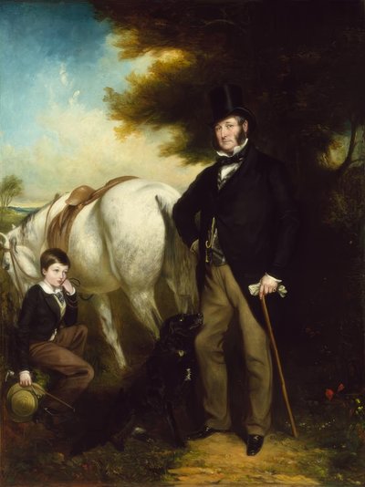 Sir John Henry Lethbridge and Son by Henry Richard Graves