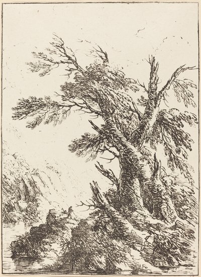 Landscape with Old Trees by Water by Henry Richard Greville, 3rd earl of Warwick