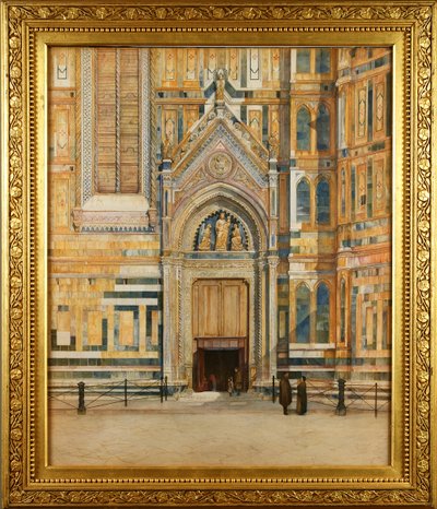 The South Door of the Duomo, Florence, Italy by Henry Roderick Newman