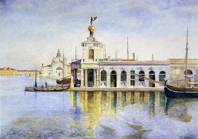 Venice, the Dogana, 1874 by Henry Roderick Newman