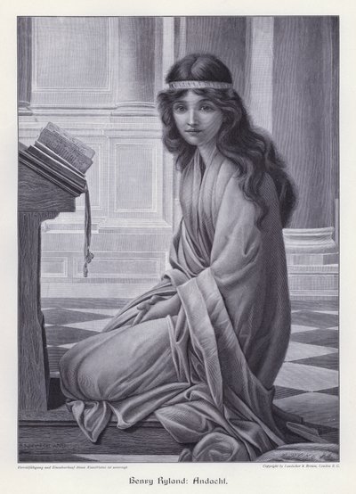 Prayer by Henry Ryland