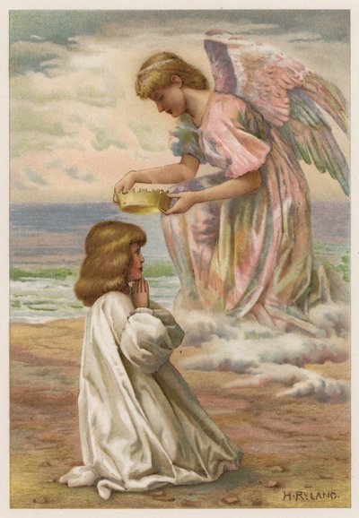 The Crown is waiting by Henry Ryland