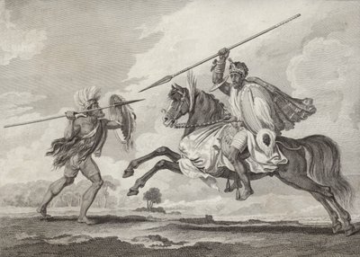 Fit Aurari Zogo Attacking a Foot Soldier, Ethiopia by Henry Salt