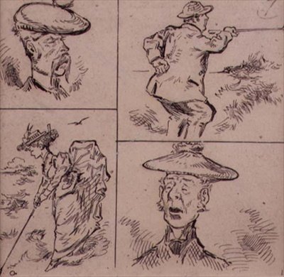 Golfers by Henry Sandercock