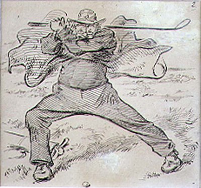 The Chaotic Golfer, illustration from 