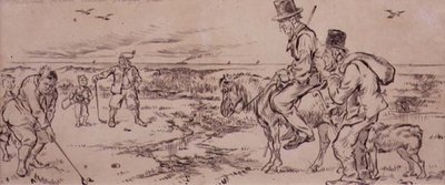 The Difficult Putt, illustration from 