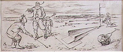 The Guided Golfer, illustration from 
