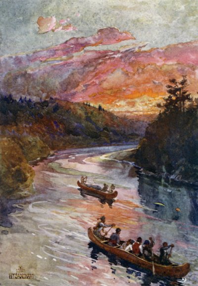 Voyaging on Fresh Water by Henry Sandham