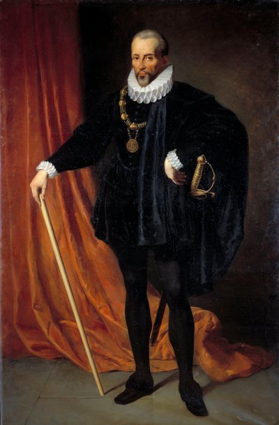 Portrait of Blaise de Montesquiou (1501-1577), lord of Montluc, marshal of France in 1575, lieutenant general of Guyenne, wearing the necklace of the Order of Saint Michael by Henry Scheffer