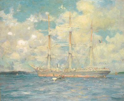 A French Barque in Falmouth Bay, 1902 by Henry Scott Tuke