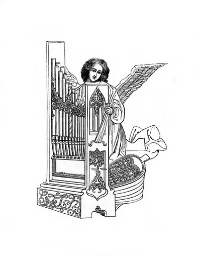 Angel and Organ by Henry Shaw