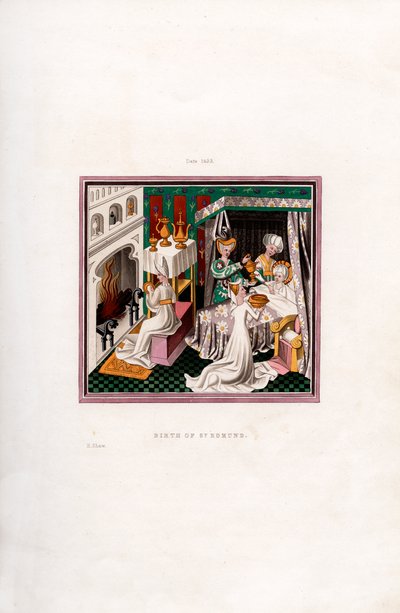 Birth of St Edmund, 1433 by Henry Shaw