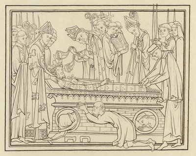 Burial of Edward The Confessor by Henry Shaw
