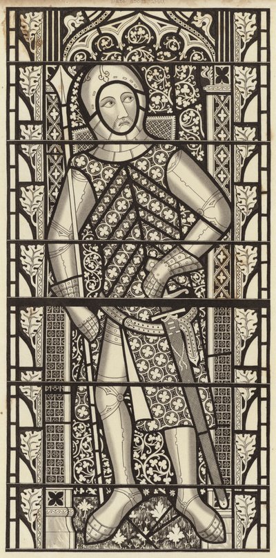 Gilbert de Clare, Earl of Clare, from Tewkesbury Abbey Church by Henry Shaw