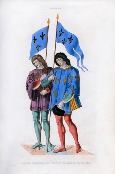 Heralds Announcing the Death of Charles VI to His Son by Henry Shaw