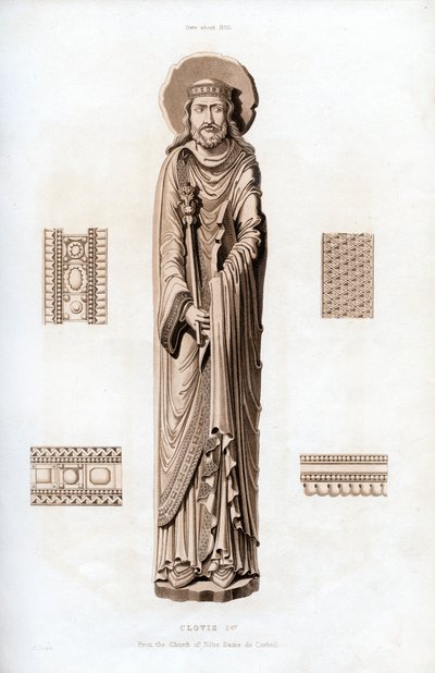 King Clovis I by Henry Shaw