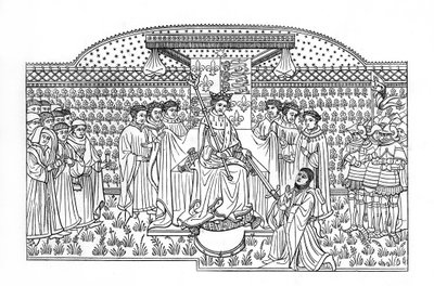 King Henry VI Presenting a Sword to the Earl of Shrewsbury by Henry Shaw