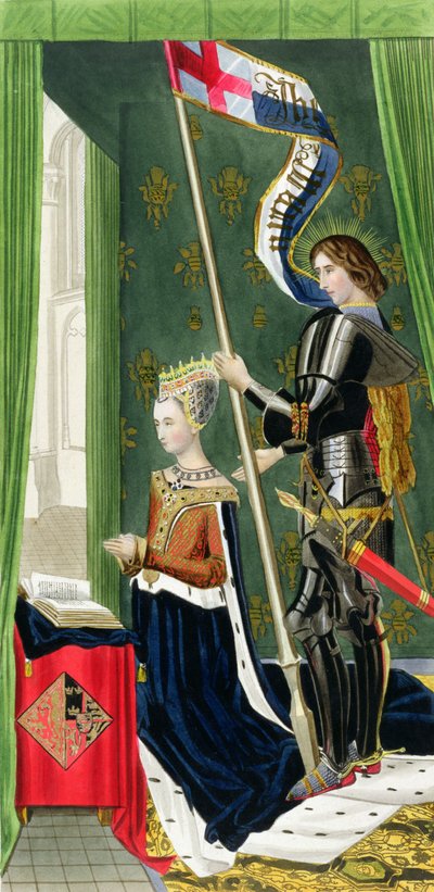 Margaret of Denmark, Queen of Scots (1456-86) after a Painting by Hugo van der Goes by Henry Shaw
